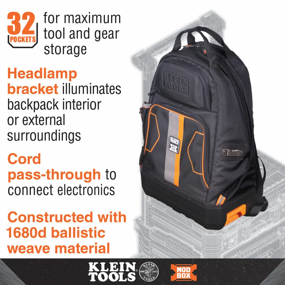 Klein 62201MB MODbox Electrician's Backpack