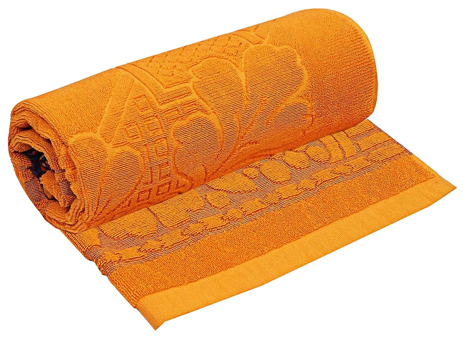 Kuber Industries 100 Percent Cotton Full Size Bath Towel 30"x60" (Yellow), CTKTC013781