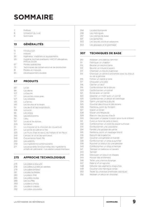 La Pâtisserie de Référence: Techniques, Préparations de Base, Fiches Techniques de Fabrication