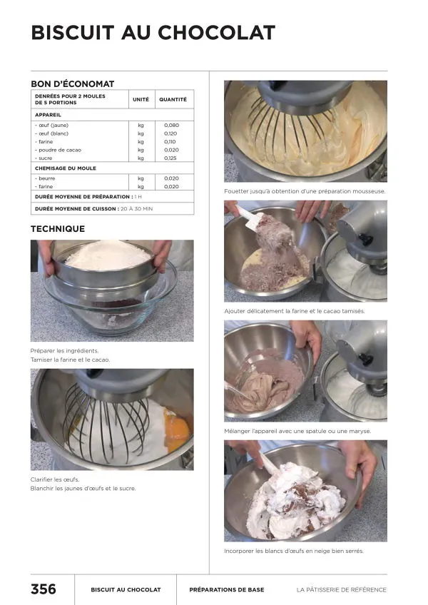 La Pâtisserie de Référence: Techniques, Préparations de Base, Fiches Techniques de Fabrication