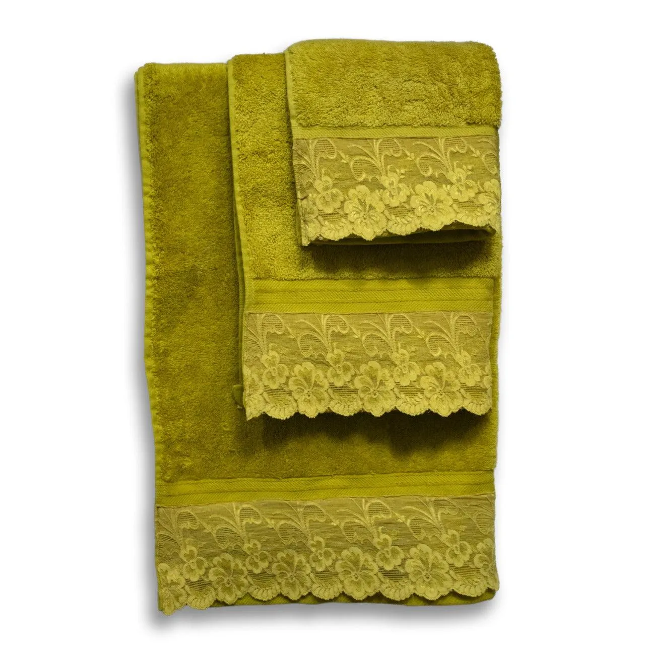 Lace Bath Towels Set