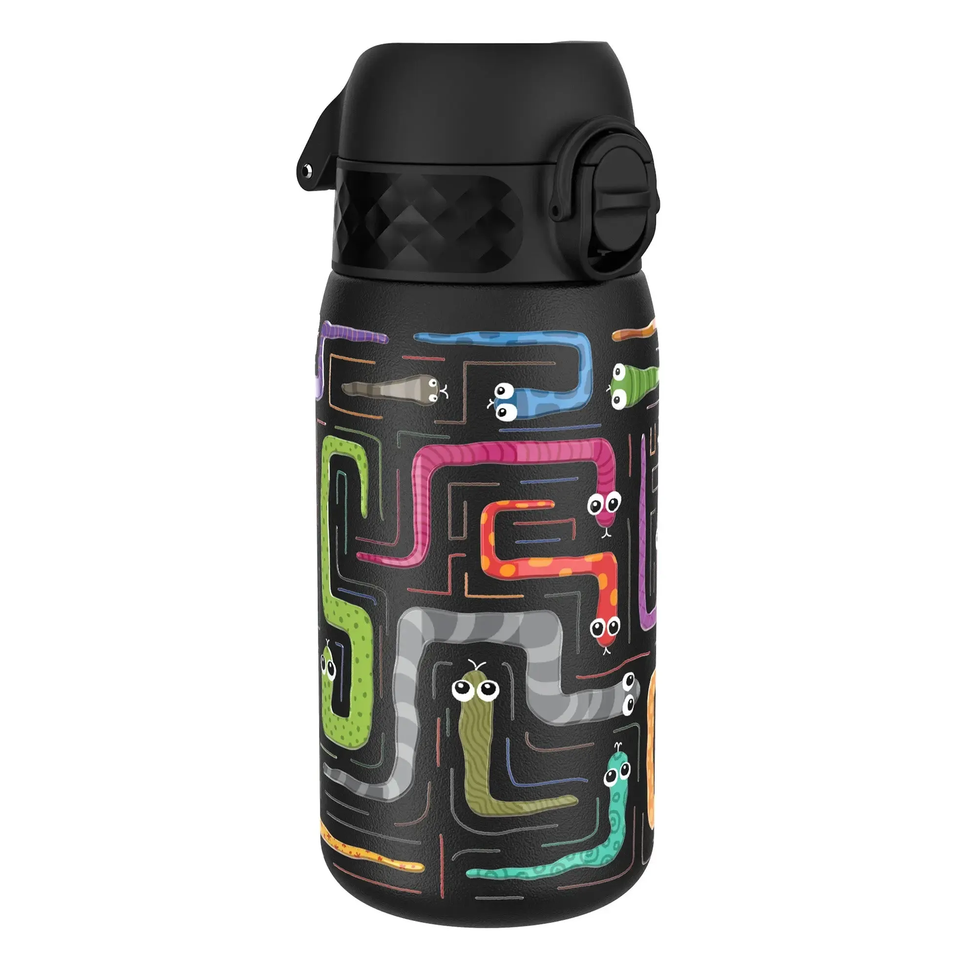 Leak Proof Thermal Steel Water Bottle, Insulated, Snakes, 320ml (11oz)