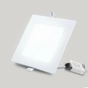 LED 12W Square Flatpanel Recessed Downlights