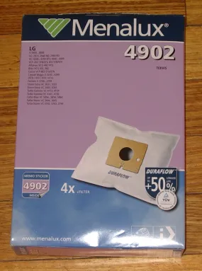 LG, Goldstar V5800, VC4200 Series Synthetic Vacuum Bags (Pkt 4). - Part # 4902