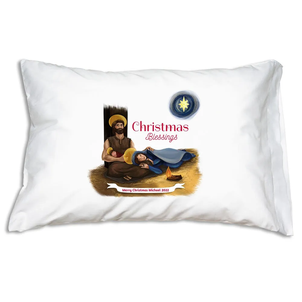 LIMITED *Personalized* Prayer Pillowcase - Christmas Blessings