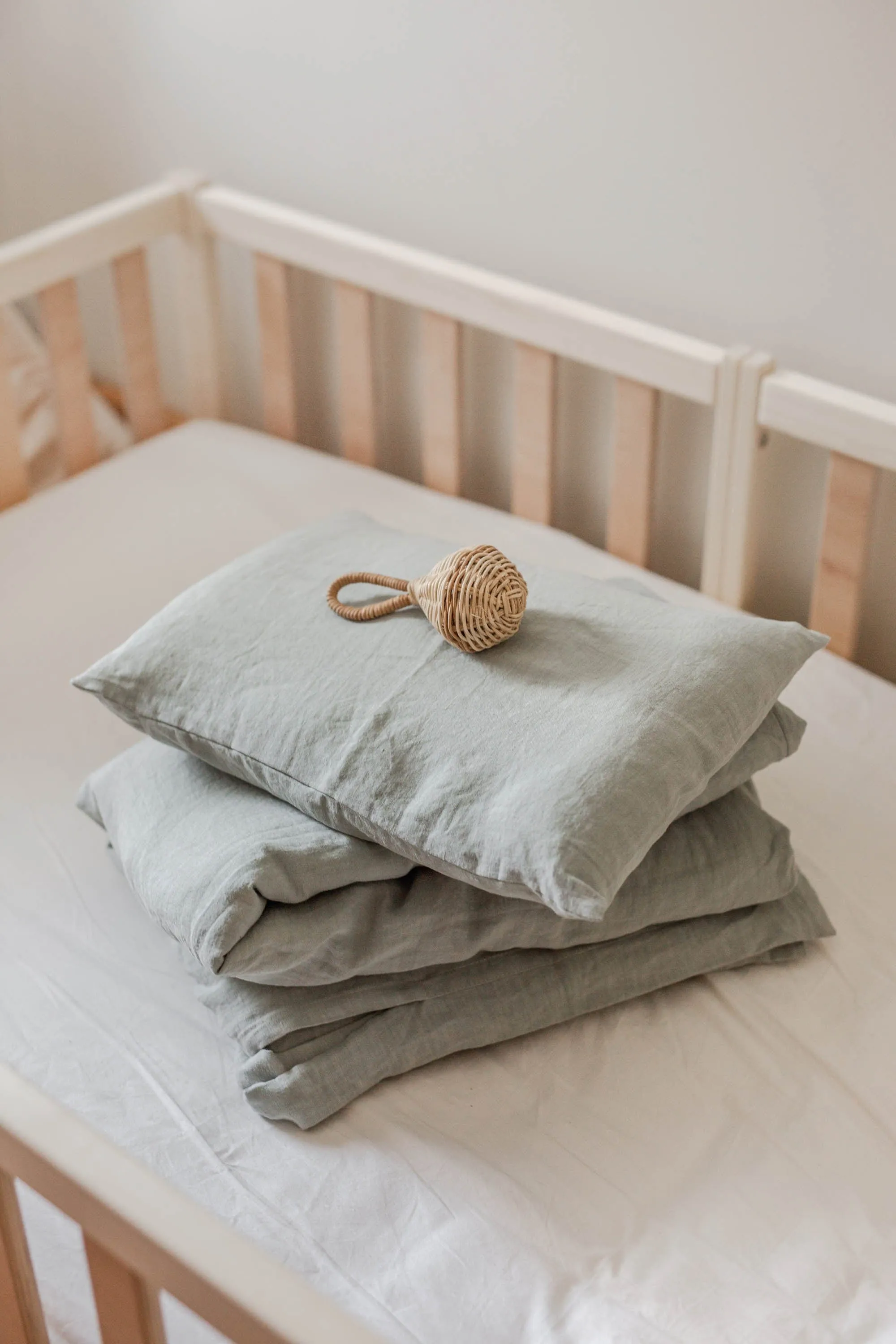 Linen Baby Bedding | Multiple Colours