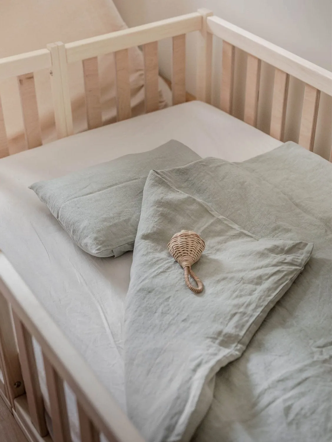 Linen Baby Bedding | Multiple Colours