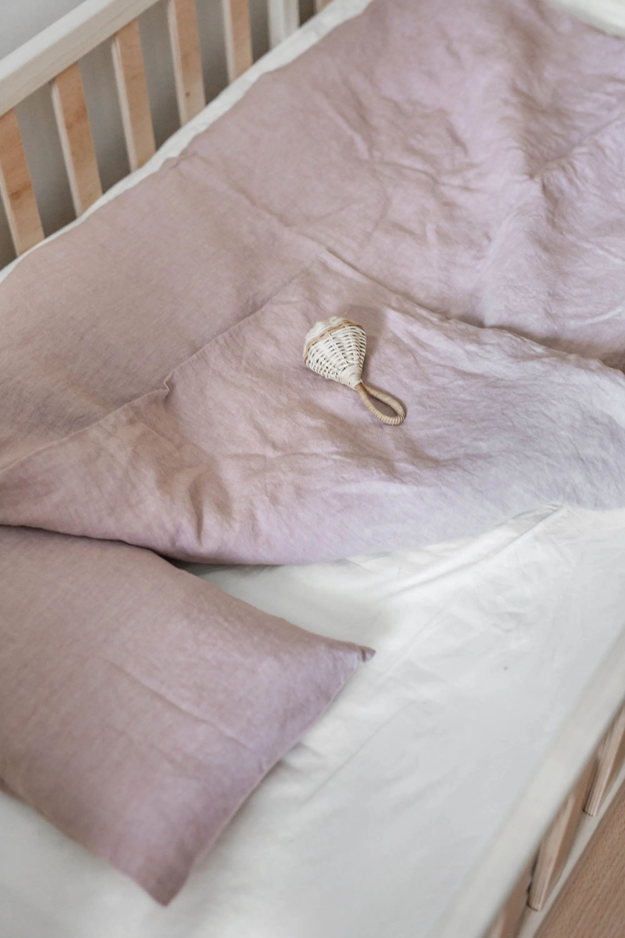 Linen Baby Bedding | Multiple Colours