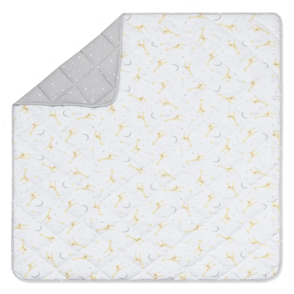 Living Textiles | Quilted Cot Comforter - Noah/Stars