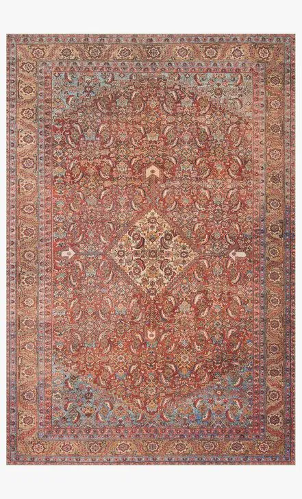 Loloi Rugs Loren Collection - LQ-06 Red/Multi