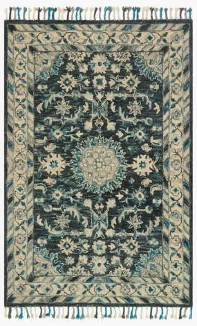 Loloi Rugs Zharah Collection - ZR-02 Teal/Grey