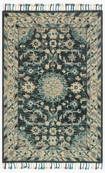 Loloi Rugs Zharah Collection - ZR-02 Teal/Grey