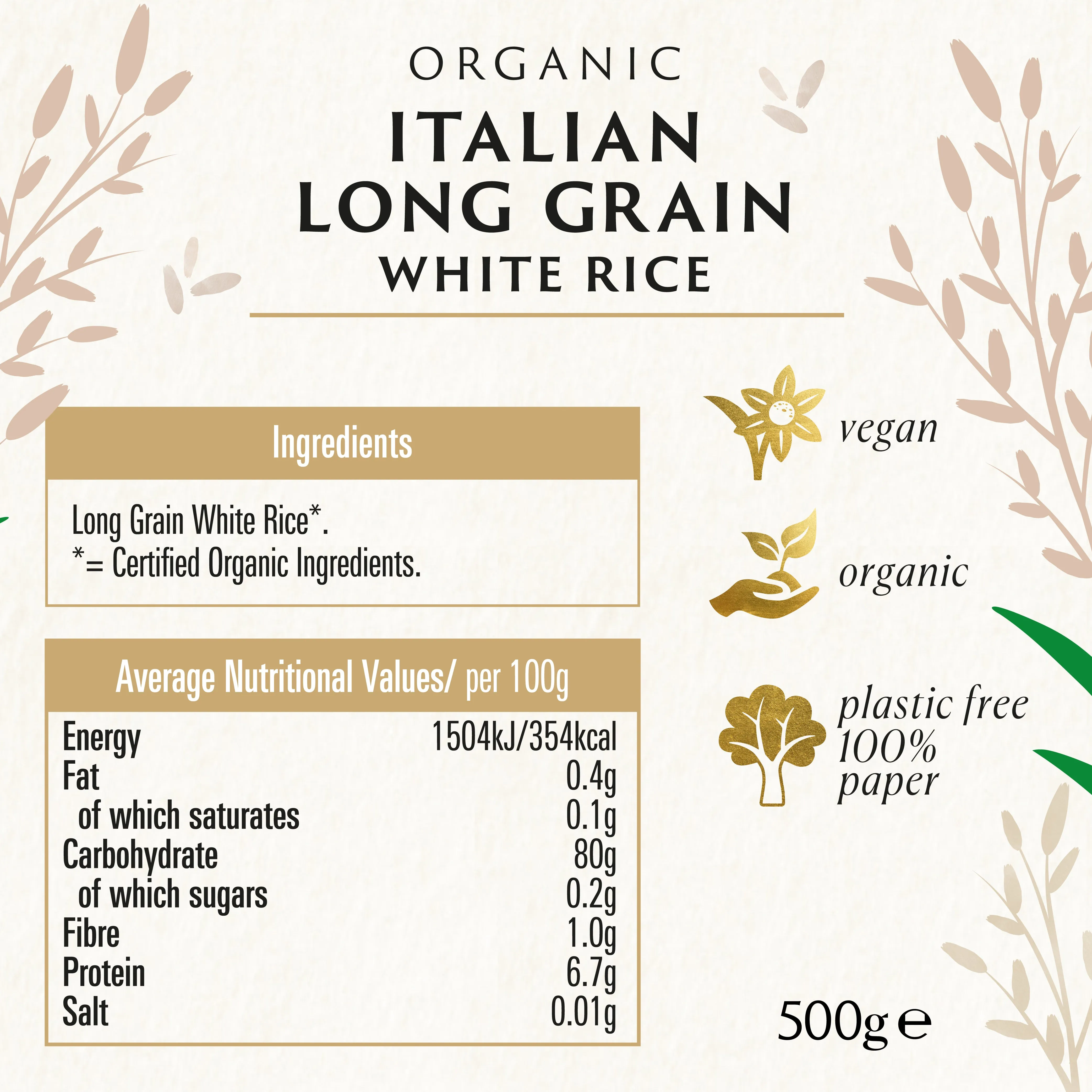 LONG GRAIN ITALIAN WHITE RICE