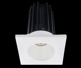 Lotus LED-2-S15W-5CCT-2RRWH-2STWH-24D 2 Inch Square Recessed LED 15 Watt Designer Series - 5CCT Selectable - 1000 Lumen - 24 Degree Beam Spread - White Reflector - White Trim