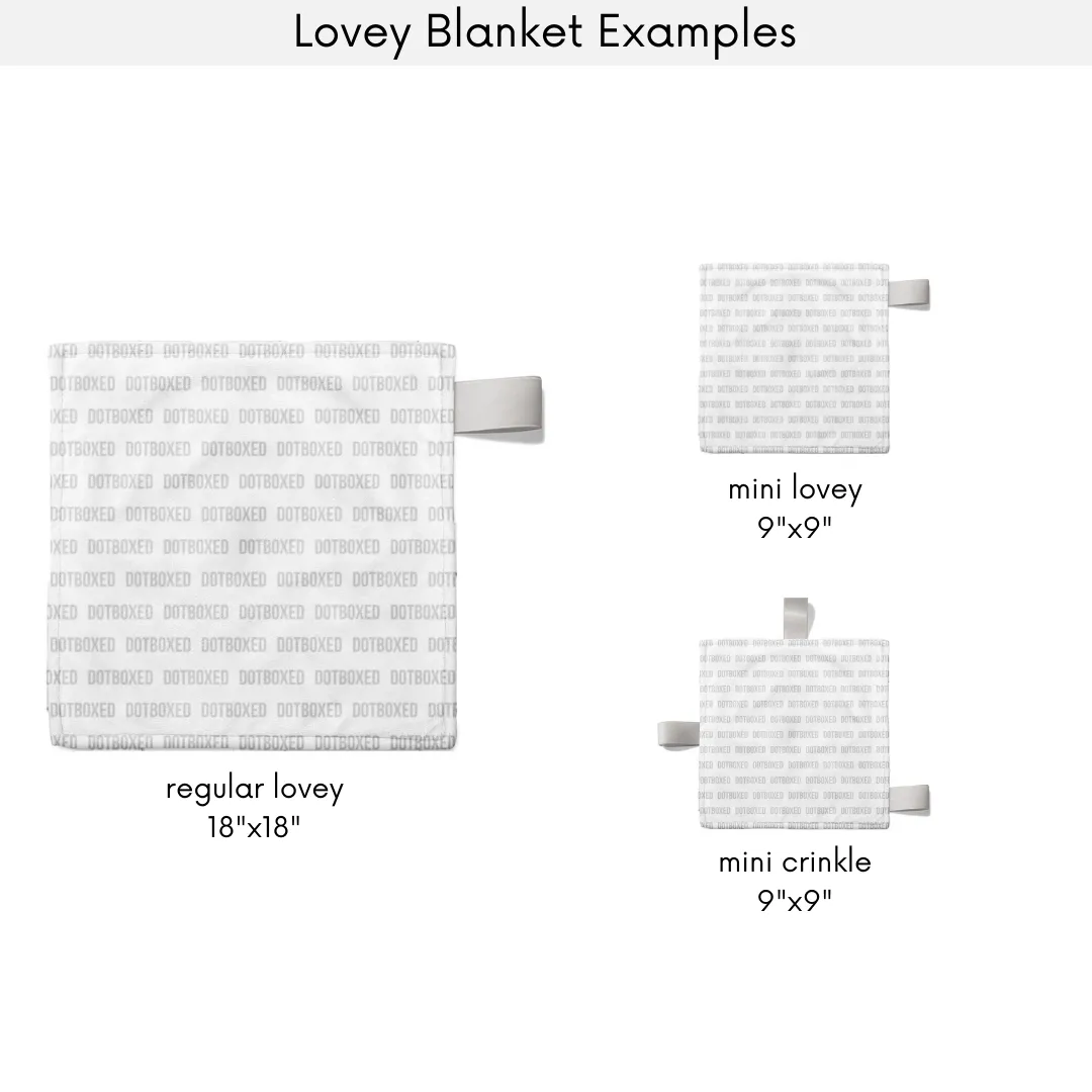 Lovey Blanket -  Ghosts & Candy Corn on Grey