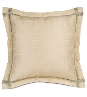 Luxembourg Ivory Euro Sham 27x27