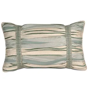 Luxembourg Ruched Lumbar Pillow Cover 13x22