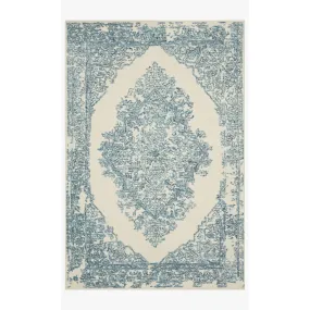 Magnolia Home Annie White/Blue Rug