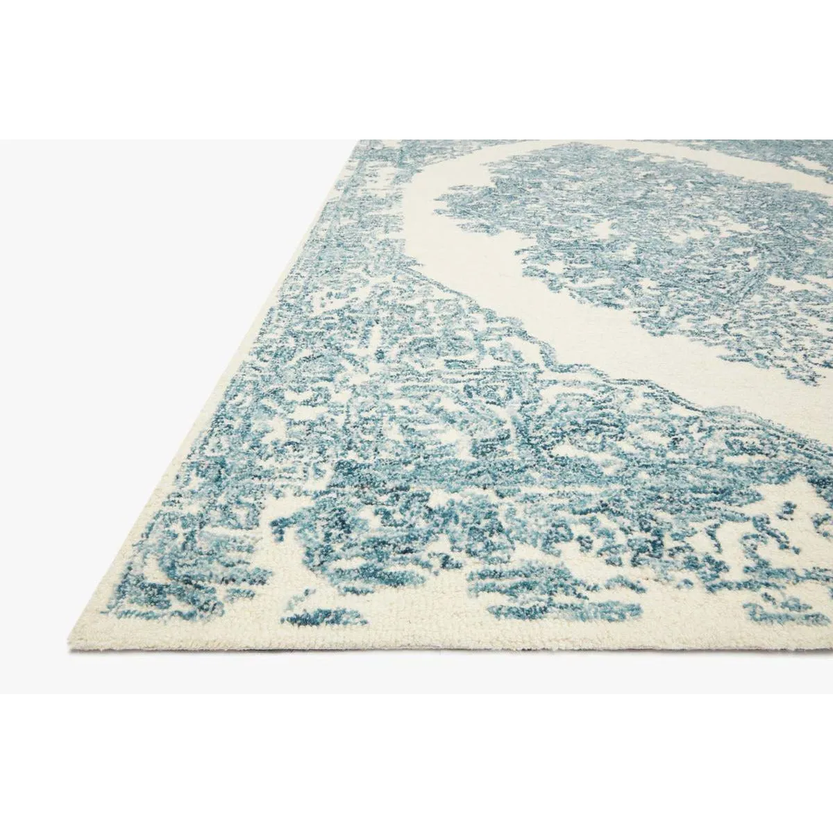 Magnolia Home Annie White/Blue Rug