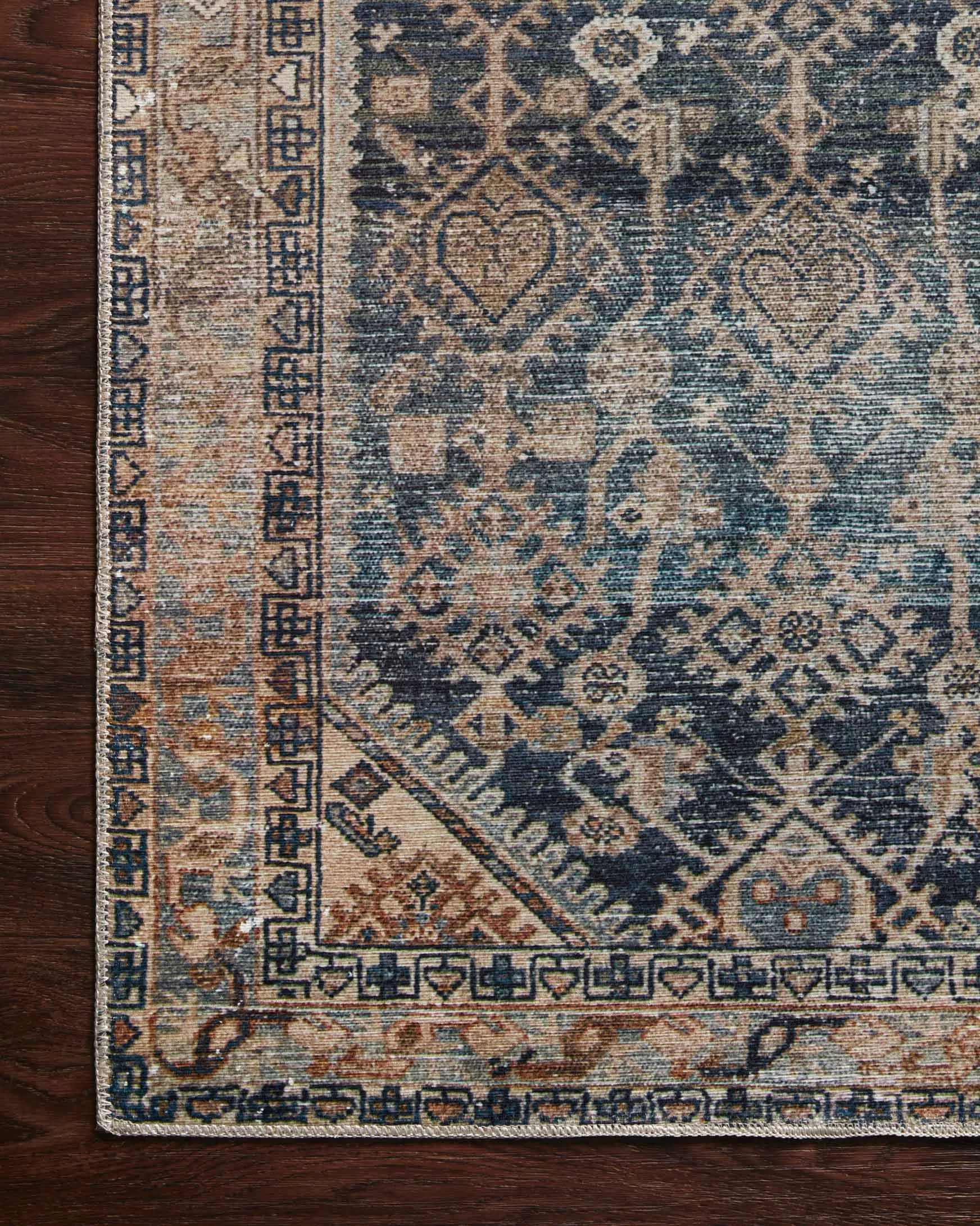 Magnolia Home x Loloi Lenna Rug - Indigo Natural