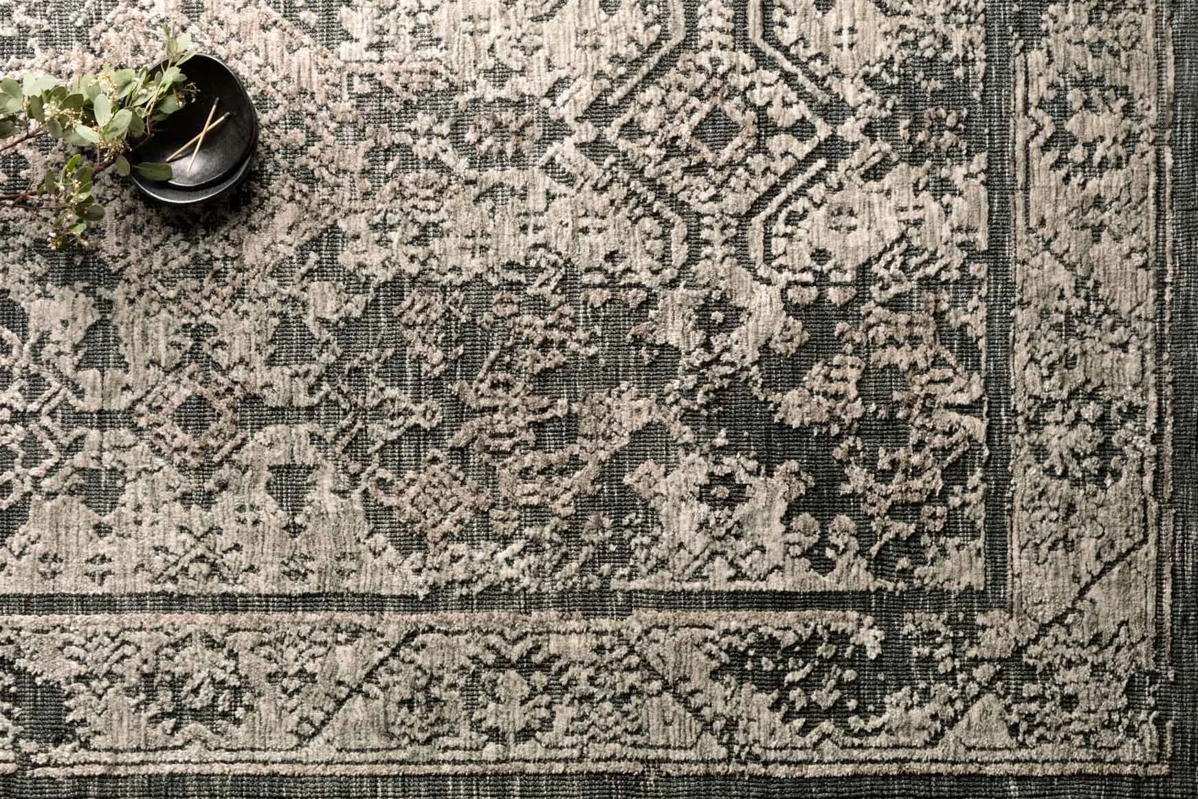 Magnolia Home x Loloi Lindsay Rug - Charcoal