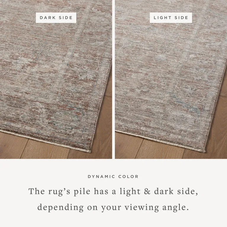 Magnolia Home x Loloi Millie Rug - Brick Fog