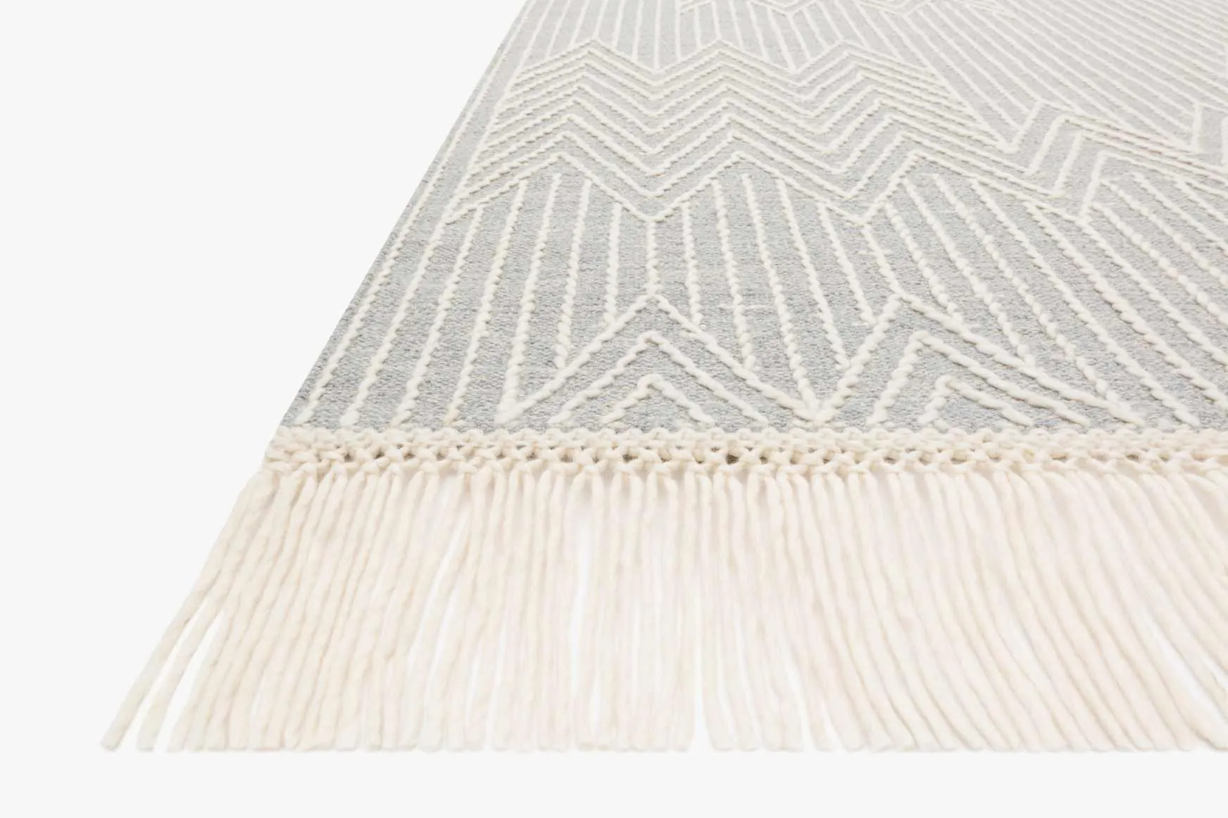 Magnolia Home x Loloi Newton Rug - Light Gray Ivory