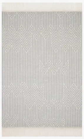 Magnolia Home x Loloi Newton Rug - Light Gray Ivory