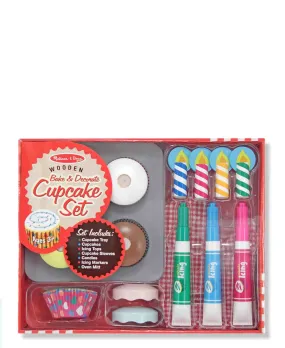 Melissa & Doug Bake & Decorate Cupcake Set