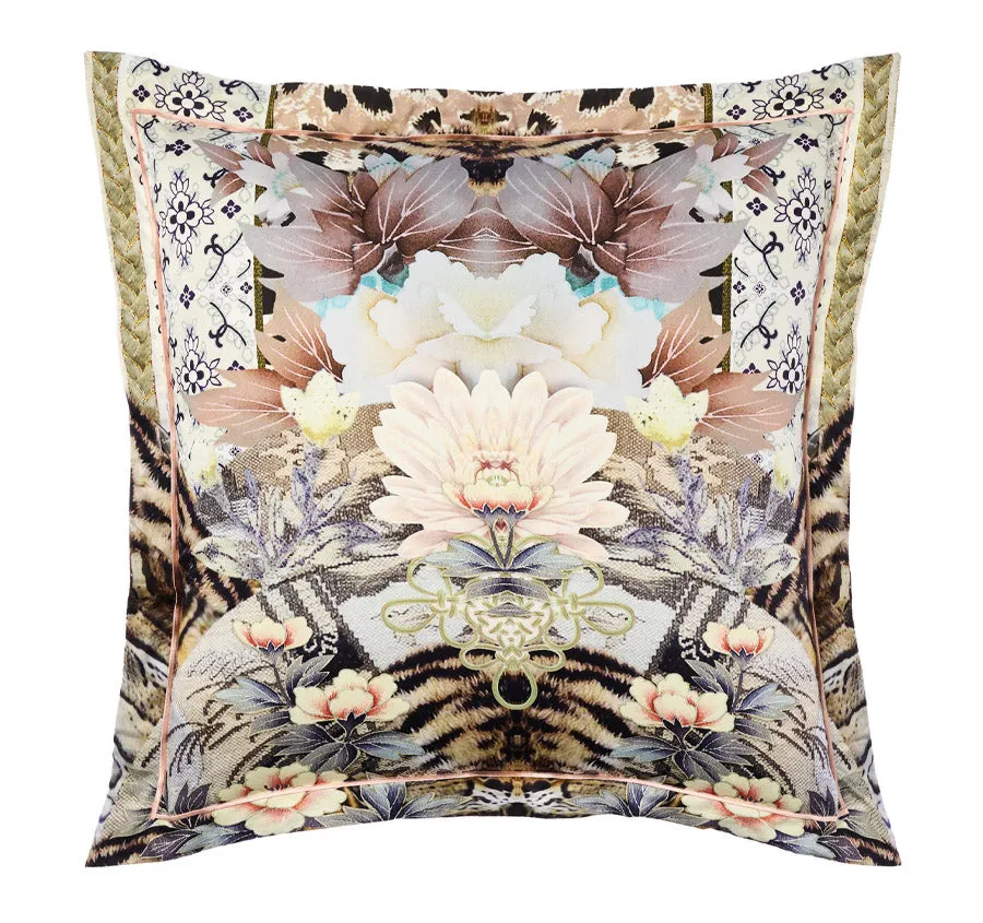 Motto Maiko European Pillowcase Peach