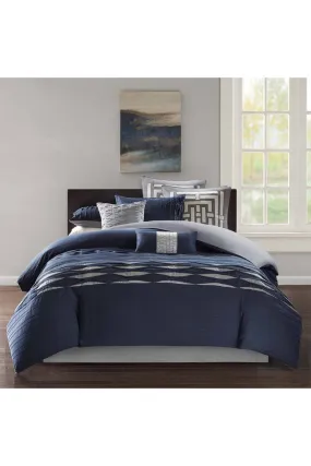 Nara Navy Comforter Set