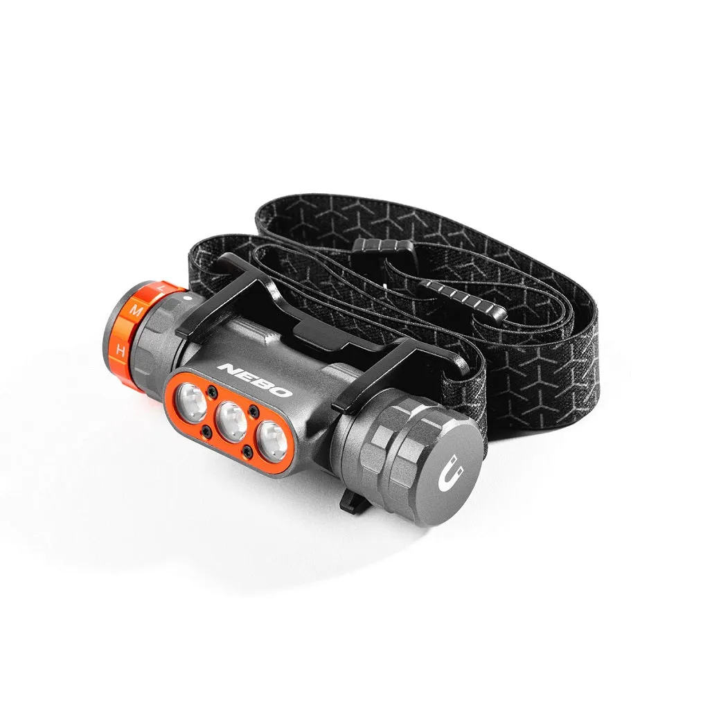 NEBO TRANSEND 1500 Rechargeable Headlamp