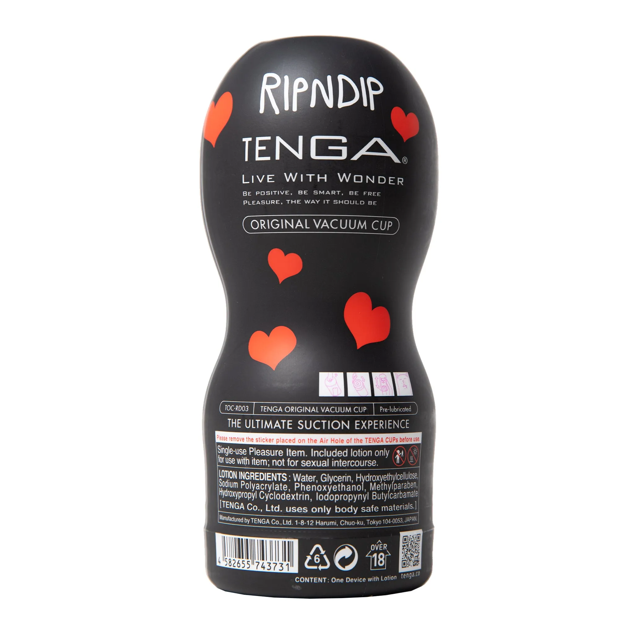 Nermal Loves RIPNDIP Tenga (Black)