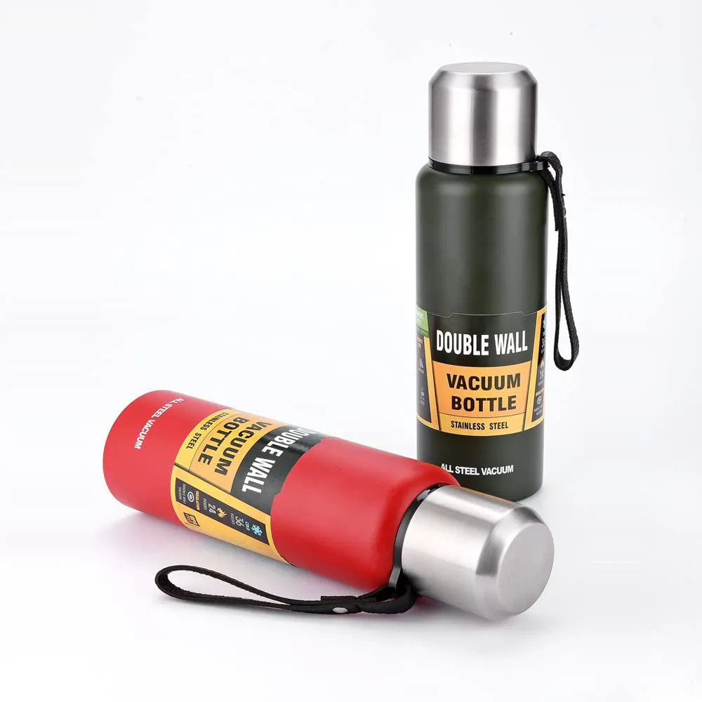 (Net) 1000ML  Stainless Steel Vacuum Bottle - Stay Refreshed Anytime, Anywhere / 561457