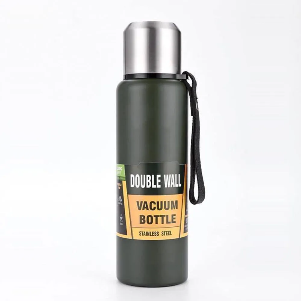 (Net) 1000ML  Stainless Steel Vacuum Bottle - Stay Refreshed Anytime, Anywhere / 561457