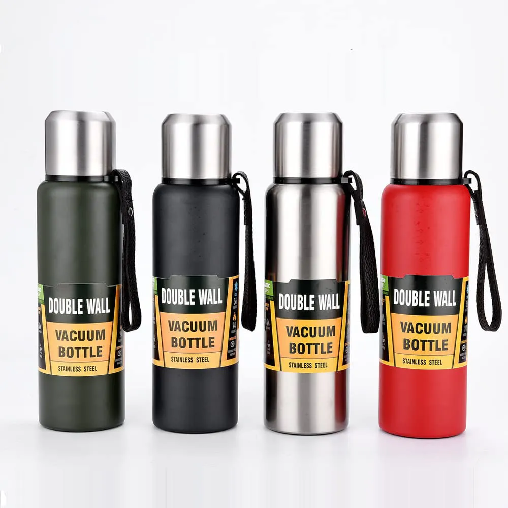 (Net) 1000ML  Stainless Steel Vacuum Bottle - Stay Refreshed Anytime, Anywhere / 561457