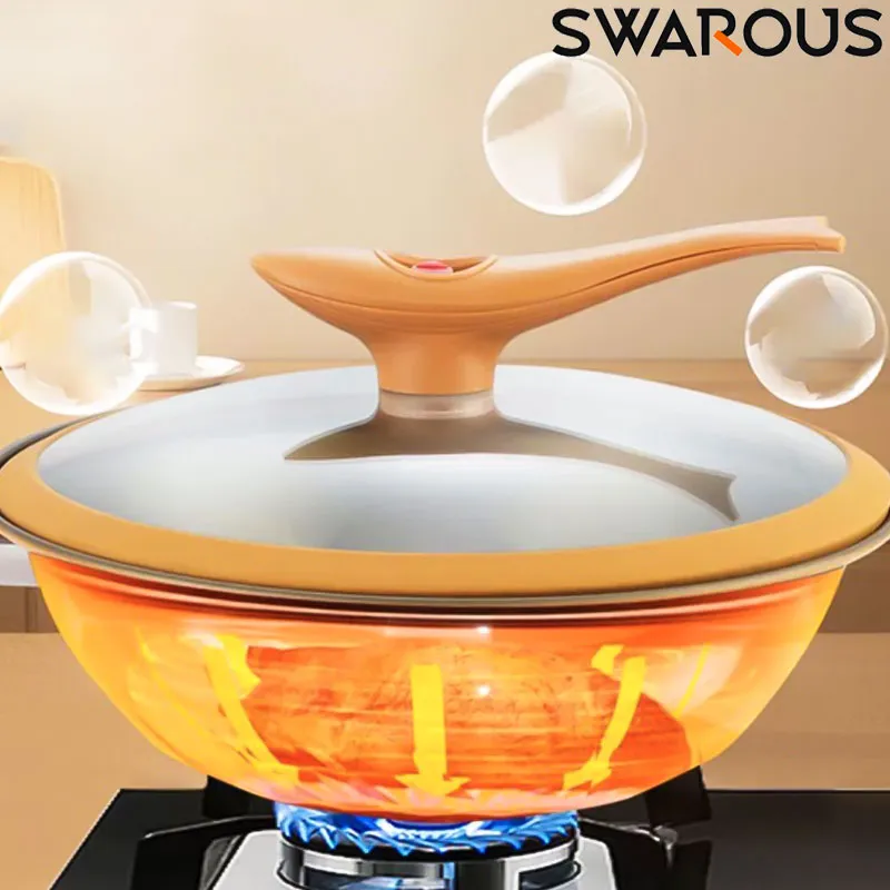 🔥NEW Styles🔥 Non-Stick Wok With Steamer Basket