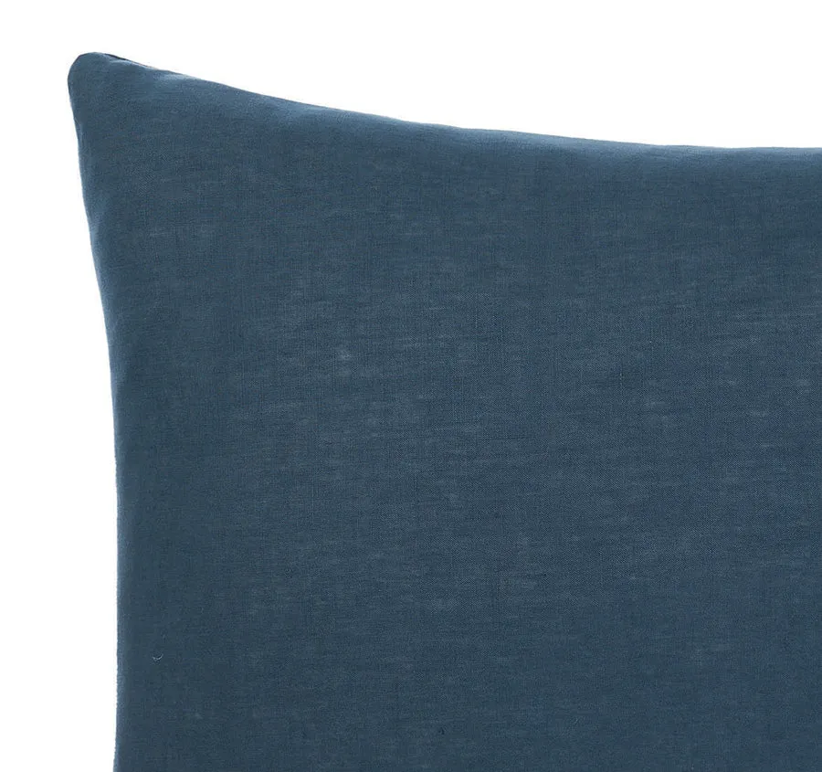 Nimes Linen Standard Pillowcase Navy