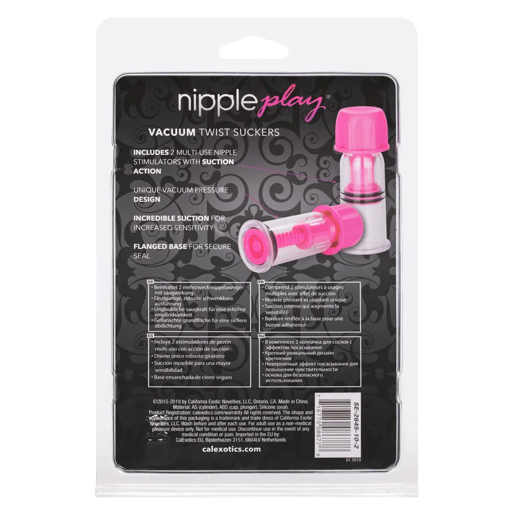 Nipple Play Vacuum Twist Suckers