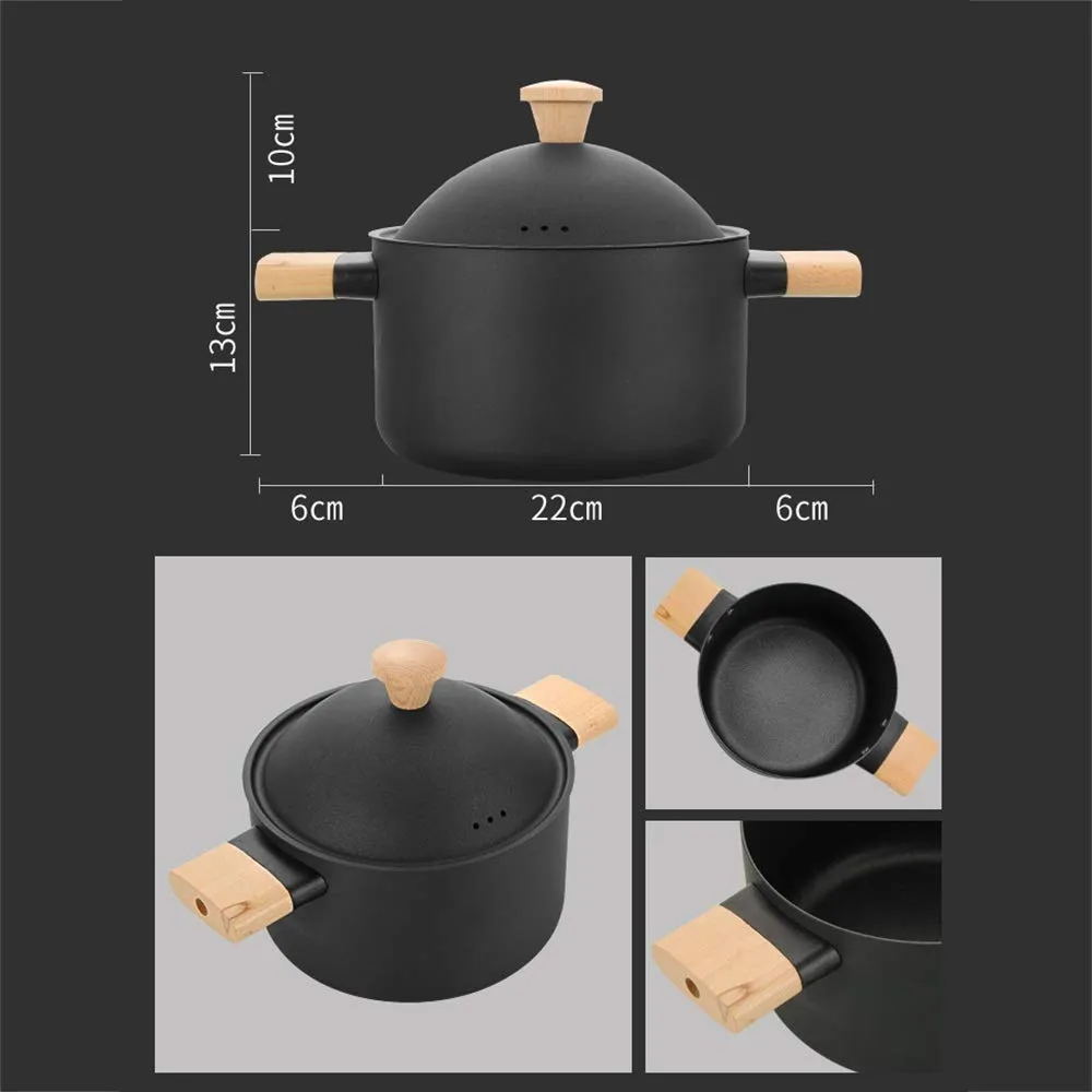 Non-Stick Carbon Steel 6Pcs Cookware Set Induction Safe