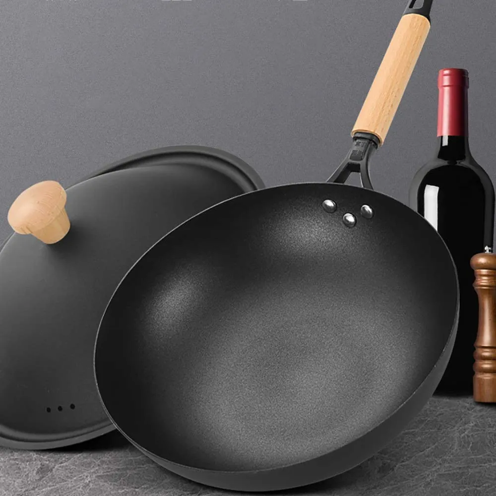 Non-Stick Carbon Steel 6Pcs Cookware Set Induction Safe