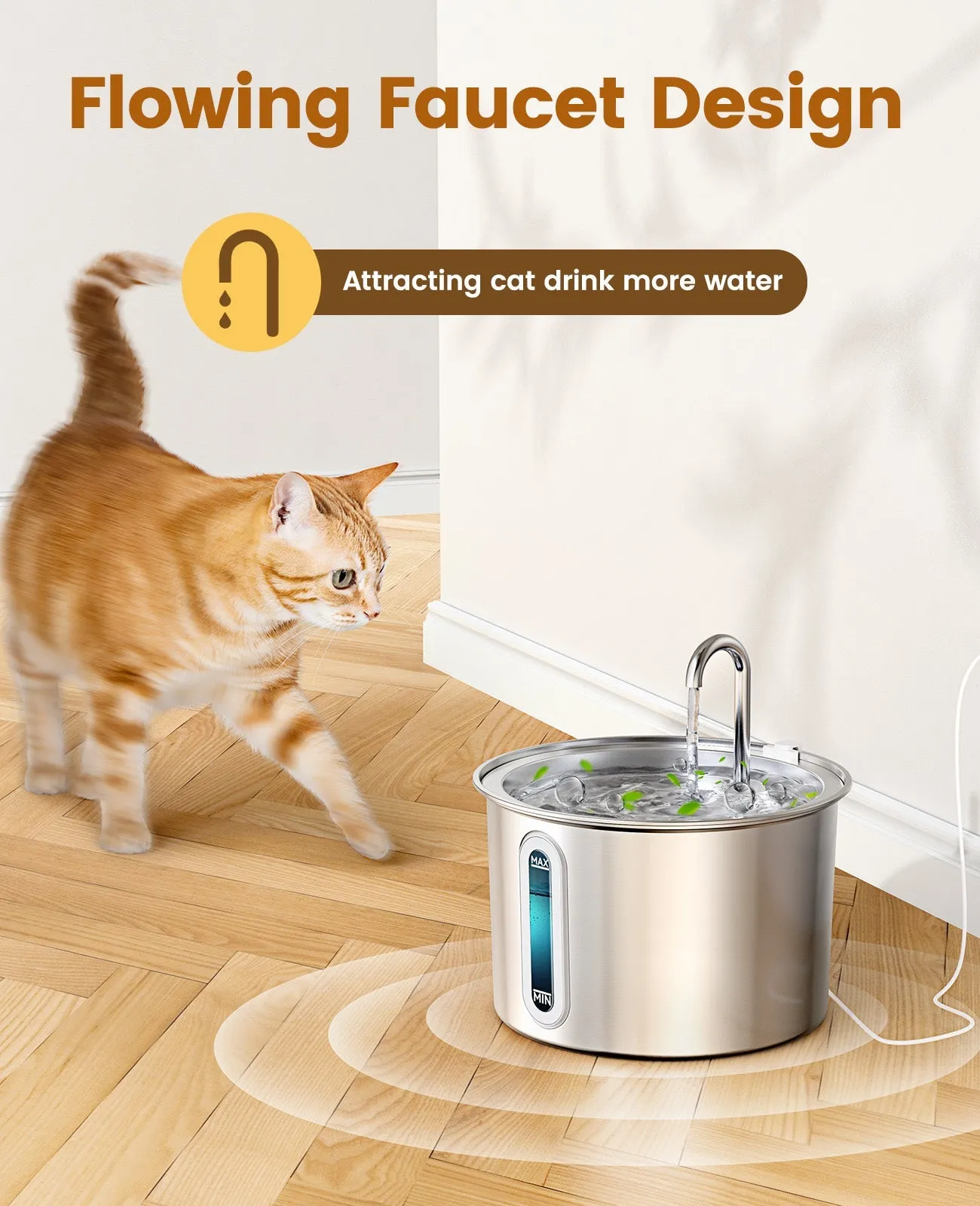 Oneisall Cozy C1 Pet Grooming Vacuum Kit & 2L Cat Water Fountain & 3.5L Automatic Cat Feeder Set