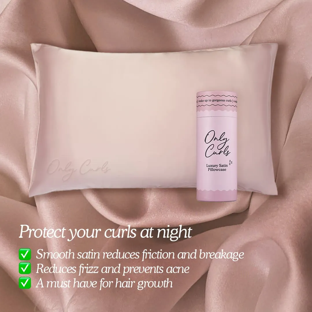 Only Curls Satin Pillowcase - Pink