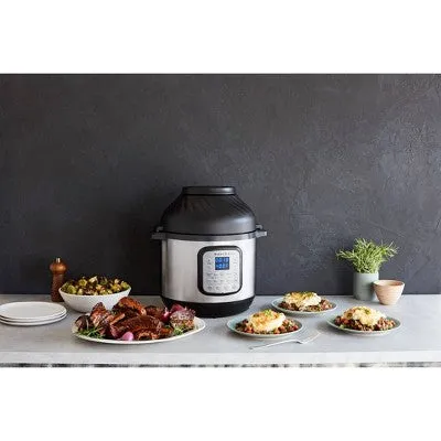 Open Box - Instant Pot 8 qt 11-in-1 Air Fryer Duo Crisp   Electric Pressure Cooker