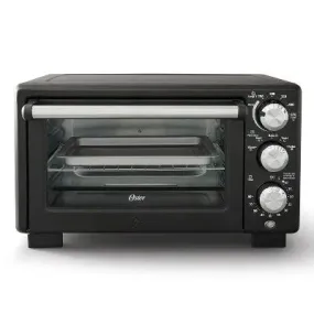 Open Box - Oster Countertop Convection and 4-Slice Toaster Oven – Matte Black