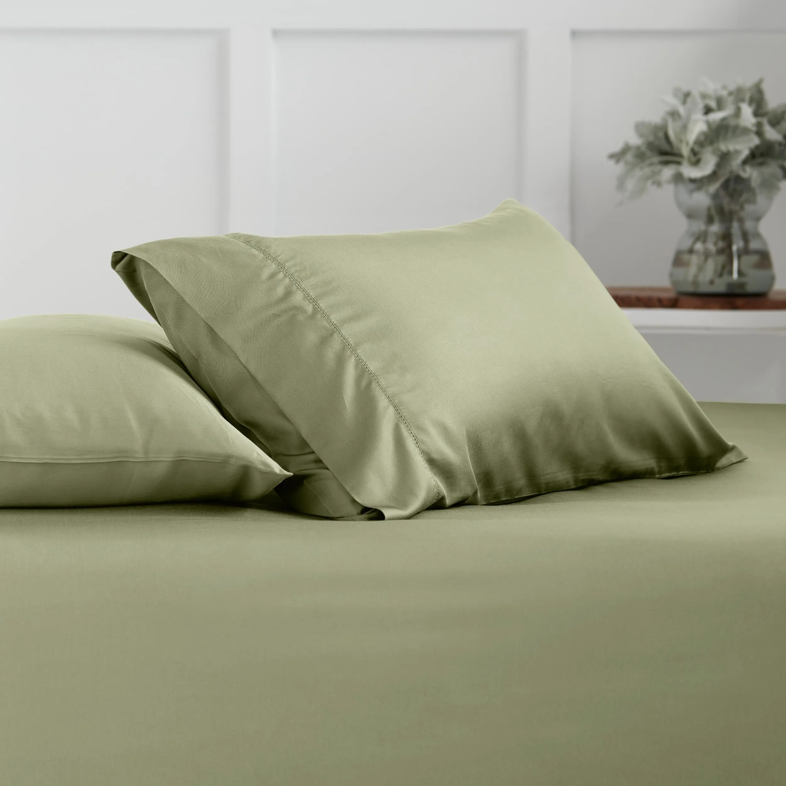 Organic Bamboo Fitted Sheet and Pillowcases (No Flat Sheet)