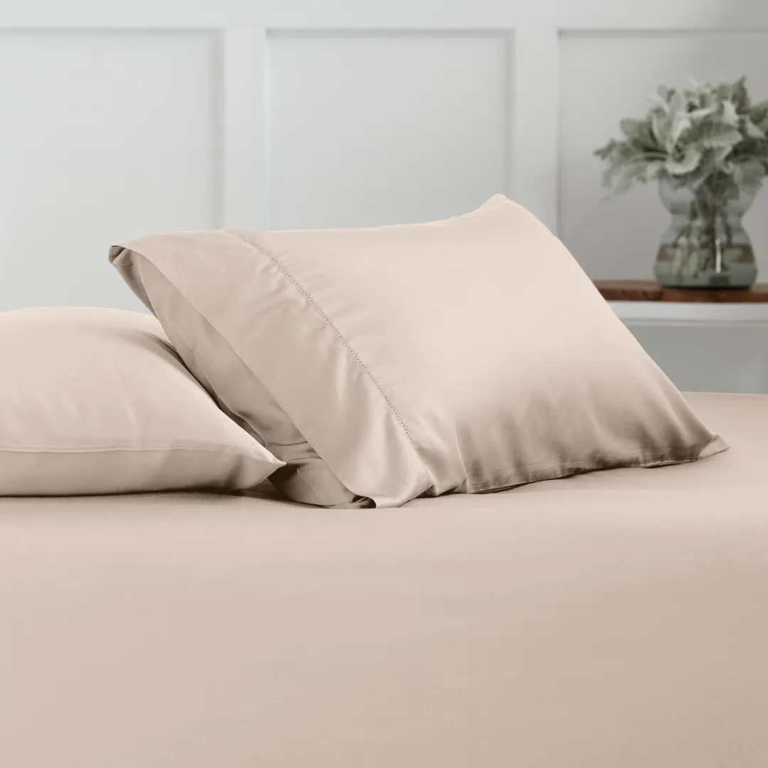 Organic Bamboo Fitted Sheet and Pillowcases (No Flat Sheet)