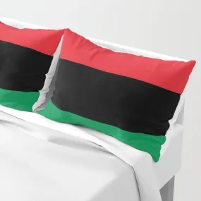 Pan African RBG Flag Pillow Shams