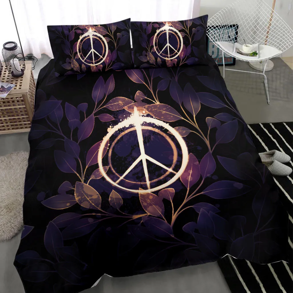 Peace with Leaves | Bedding Set | Mandalazed