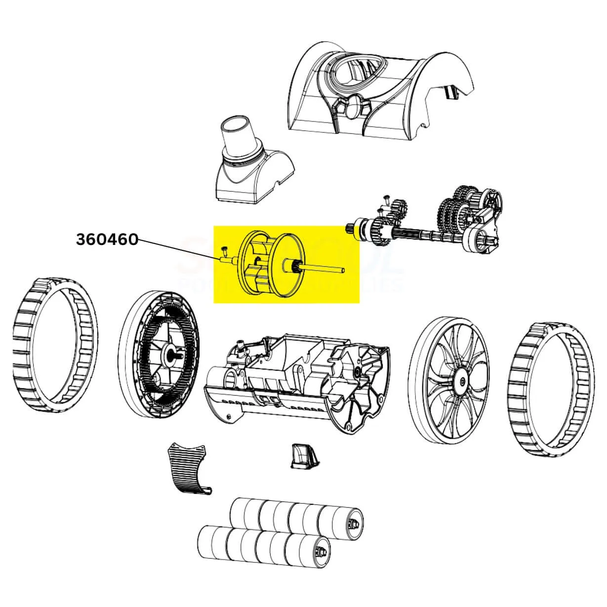 Pentair Turbine Kit For Lil Rebel Cleaners | 360460